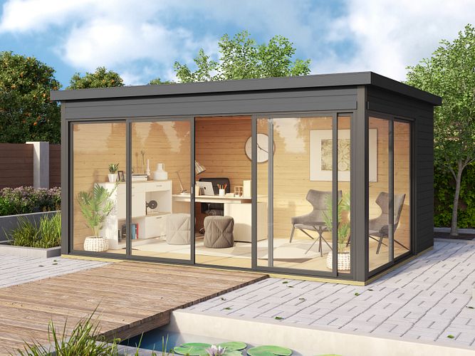 Gartenhaus als Homeoffice