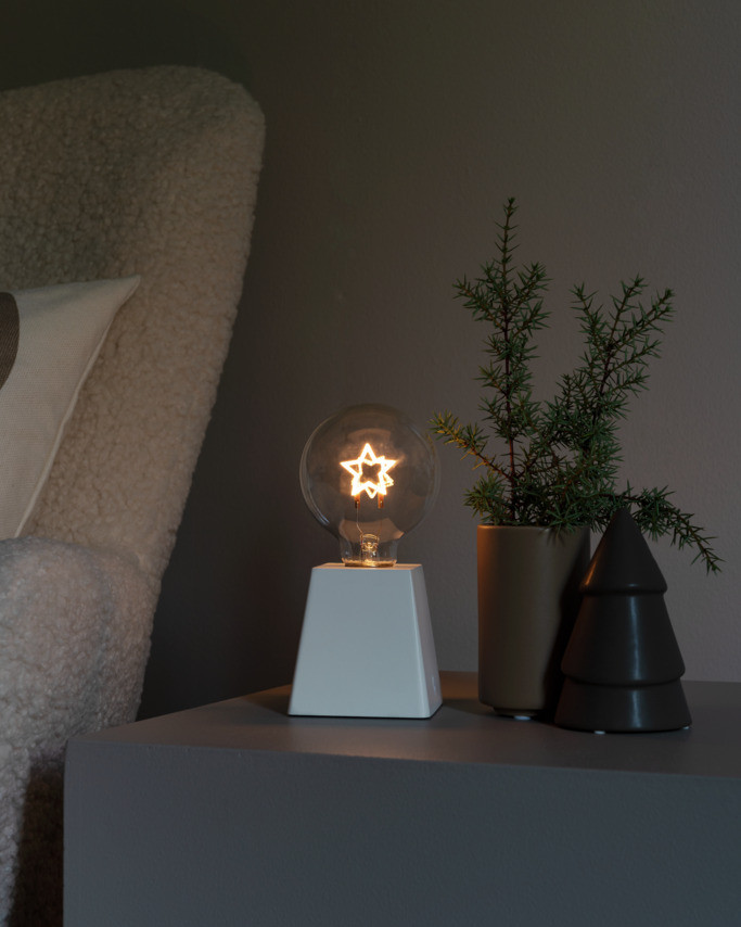 Weihnachtliche Tischlampe