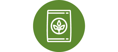 Icon: eine Packung Rasendünger