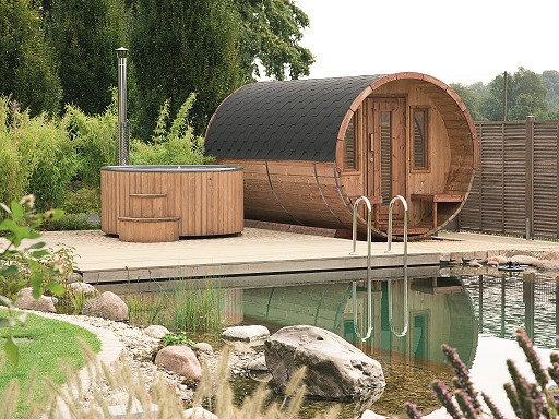 Wolff Finnhaus Saunafass 400 de luxe