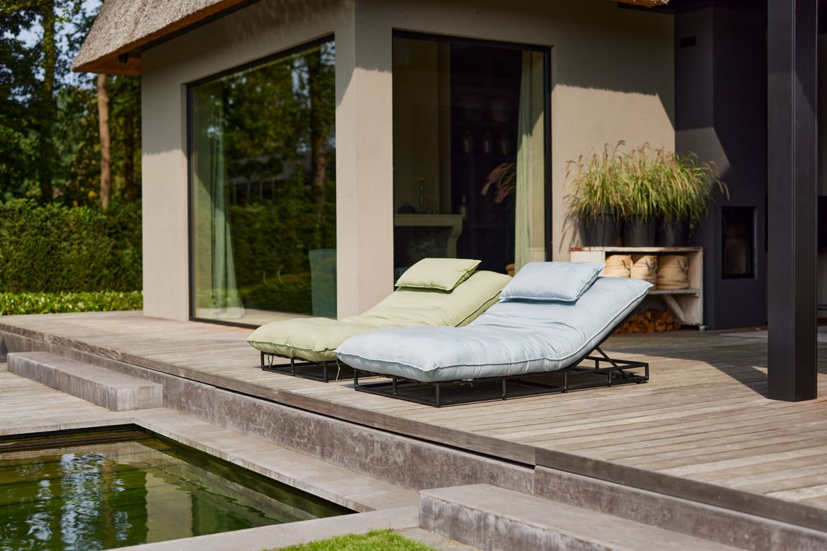 Hartman EMMA Lounger Aluminium  Sunbrella