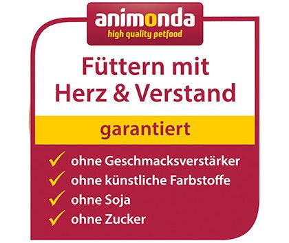Animonda Qualitätssiegel