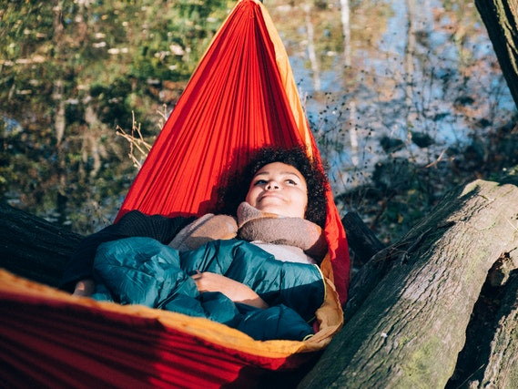 HÄNG Hängematte aus Fallschirmseide