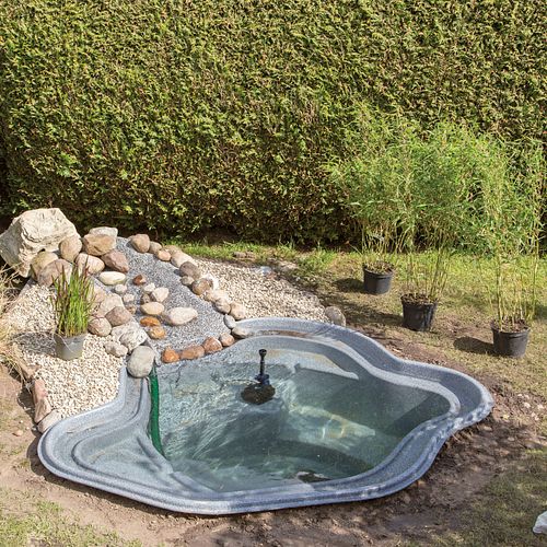 Teich bauen mit fertiger Teichschale oder Teichbecken