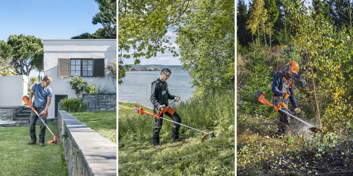 Für jeden Zweck die passende Lösung: Husqvarna Trimmer, Sensen und Freischneider! Für jeden Zweck die passende Lösung: Husqvarna Trimmer, Sensen und Freischneider!