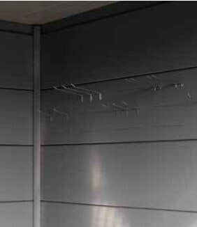 Telluria Gerätehaus mit Innenwandpaket Telluria Gerätehaus mit Innenwandpaket