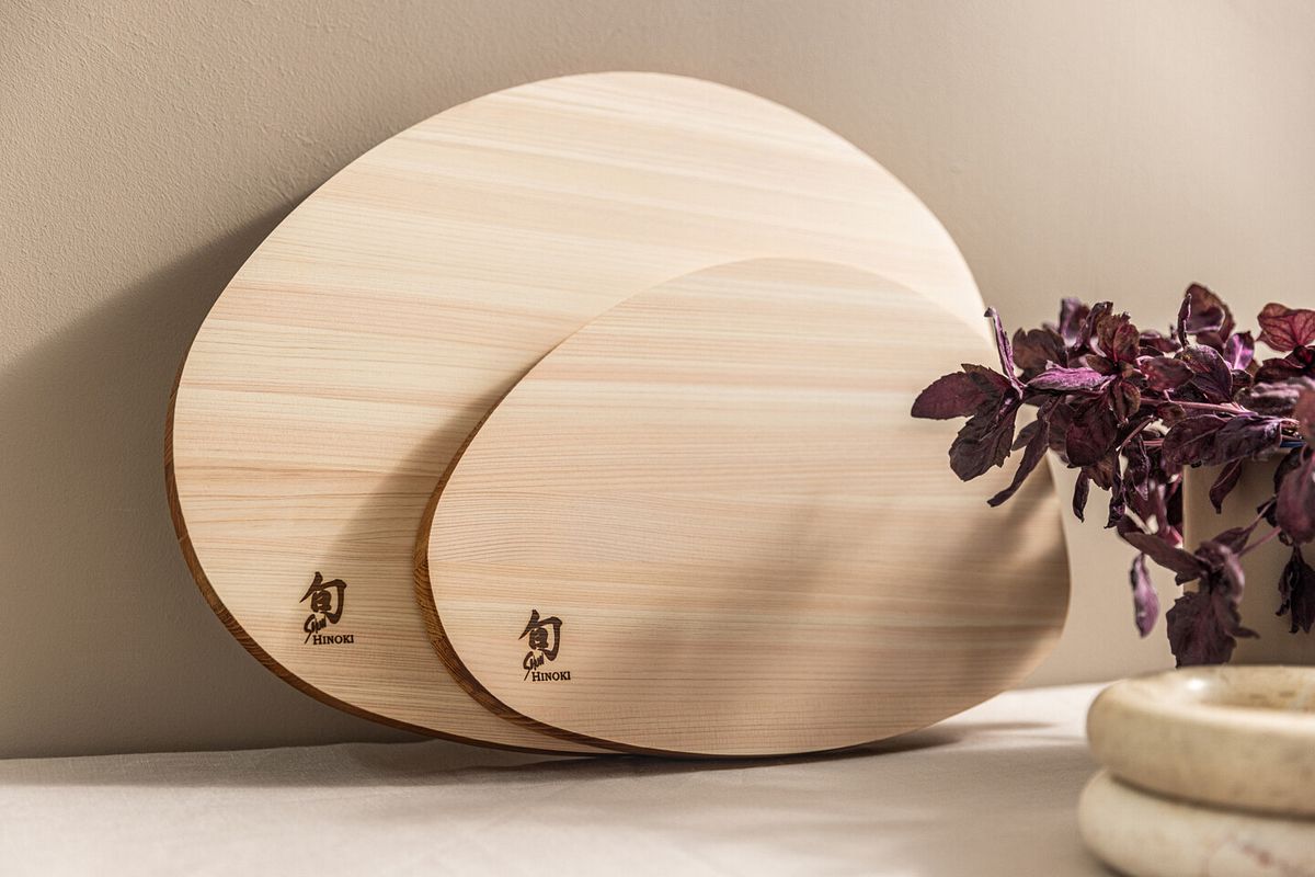 Holzschneidebretter in japanischem Design