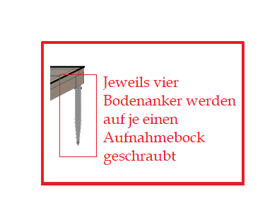 Skizze Bodenanker