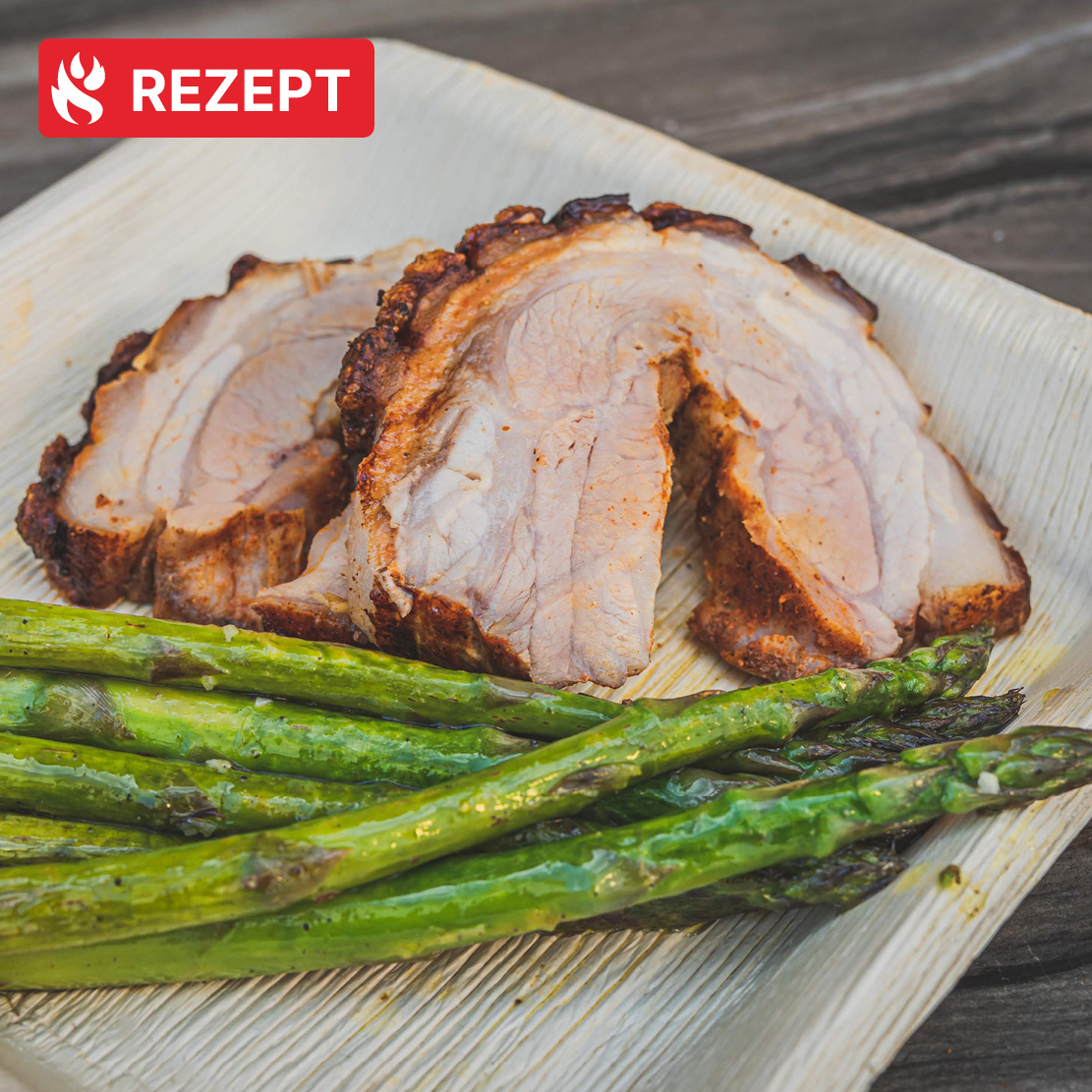 Rollbraten vom Gasgrill