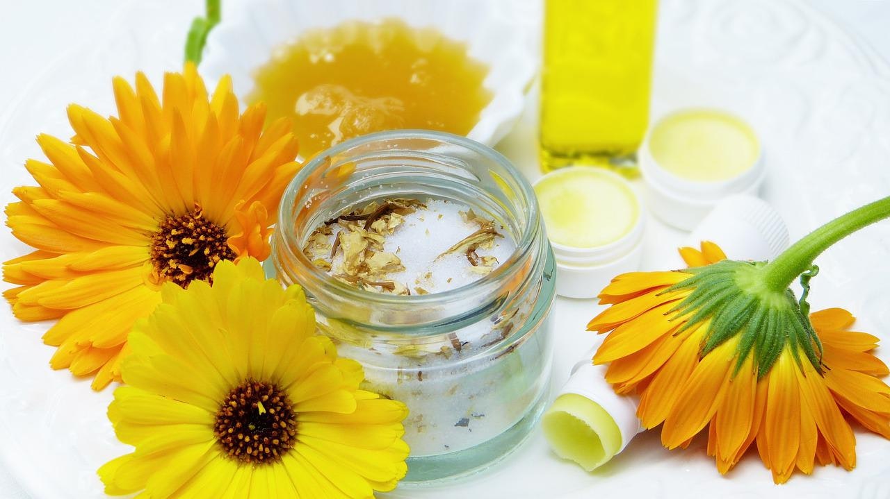 Zuckerpeeling Ringelblumen Peeling Zuckerpeeling Ringelblumen Peeling