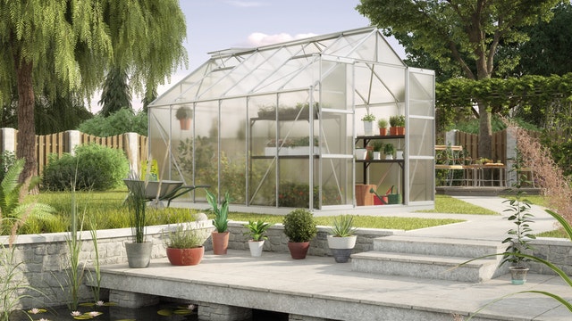 Eingroßes Gewächshaus von Vitavia: das Gewächshaus Uranus 9900