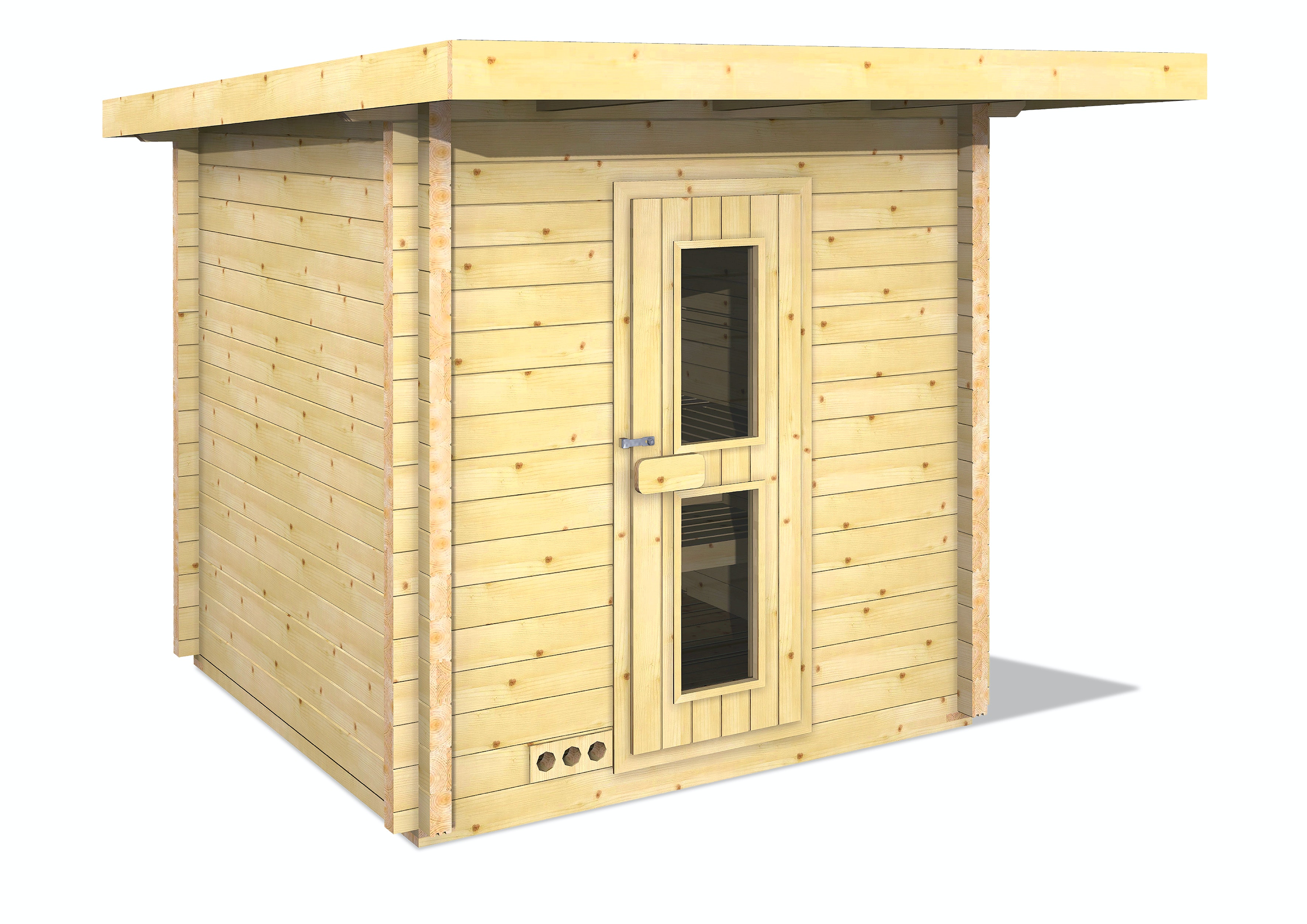 Infraworld Saunen ohne Vorraum