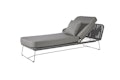 Diamond Garden Daybed MILOS links, Edelstahl Dunkelgrau / Rope / Sunproof (100 % Polypropylen)Vorschaubild