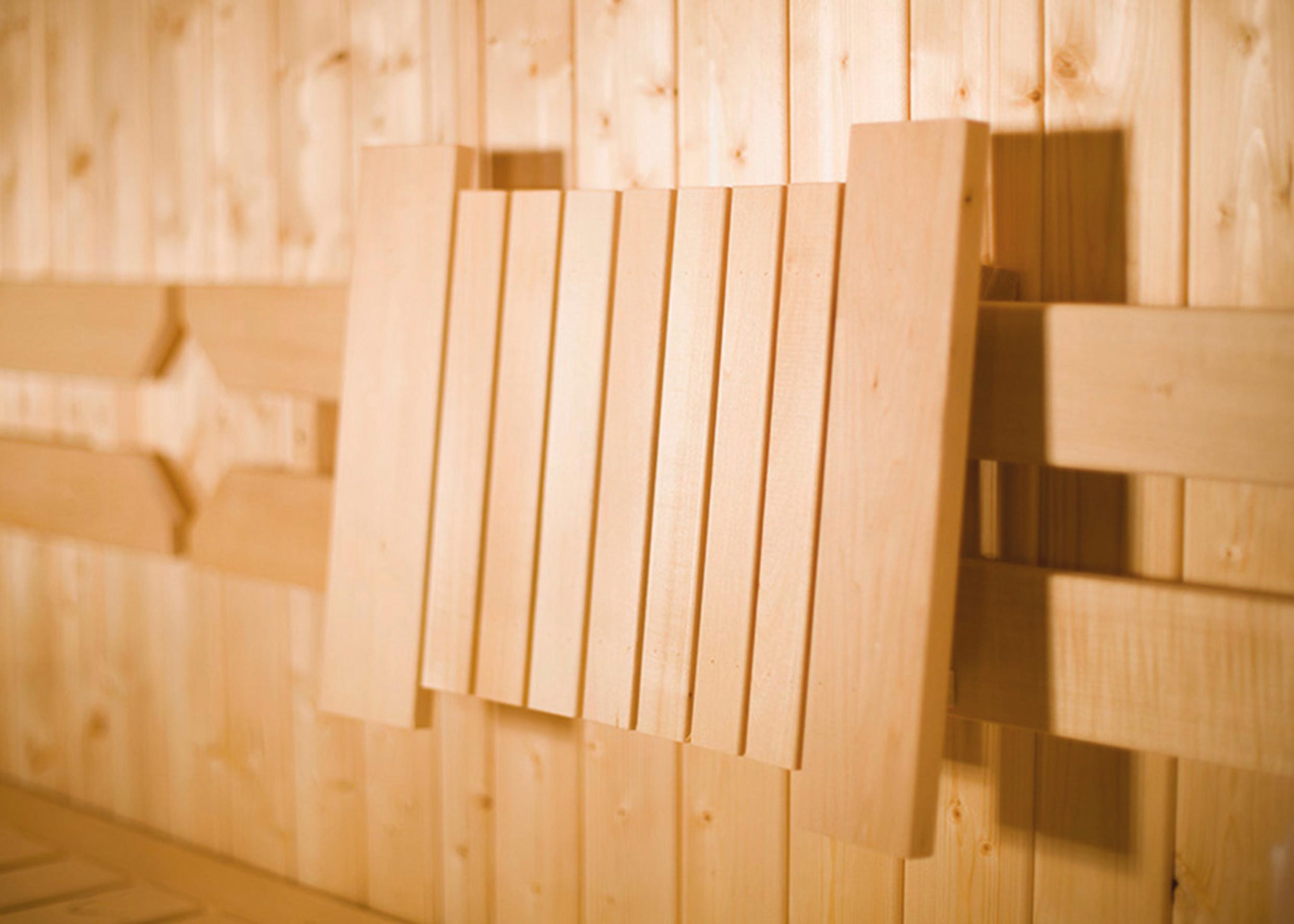 Bauelemente für Saunen