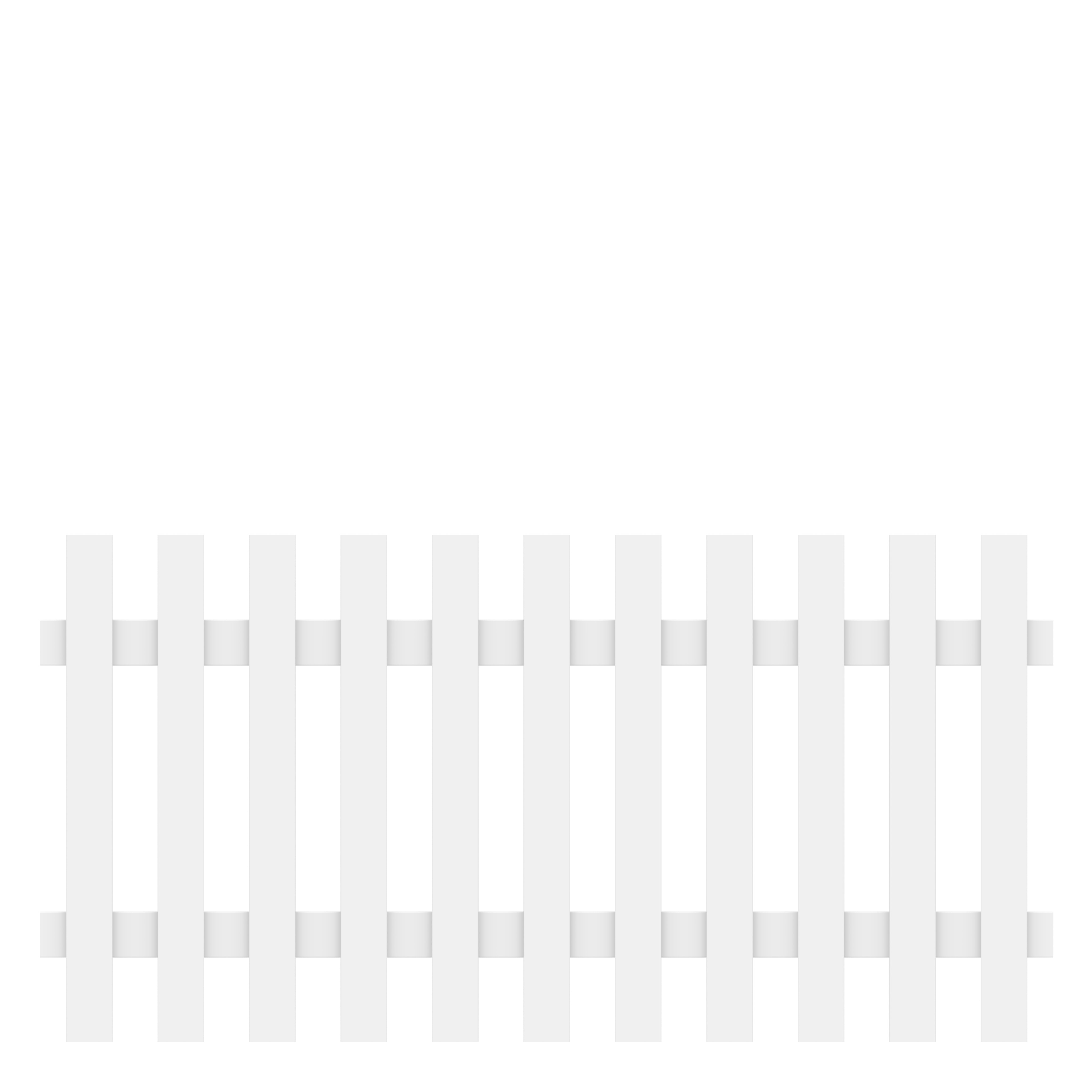 TraumGarten Longlife Kunststoff Vorgartenzaun Serie Cara XL