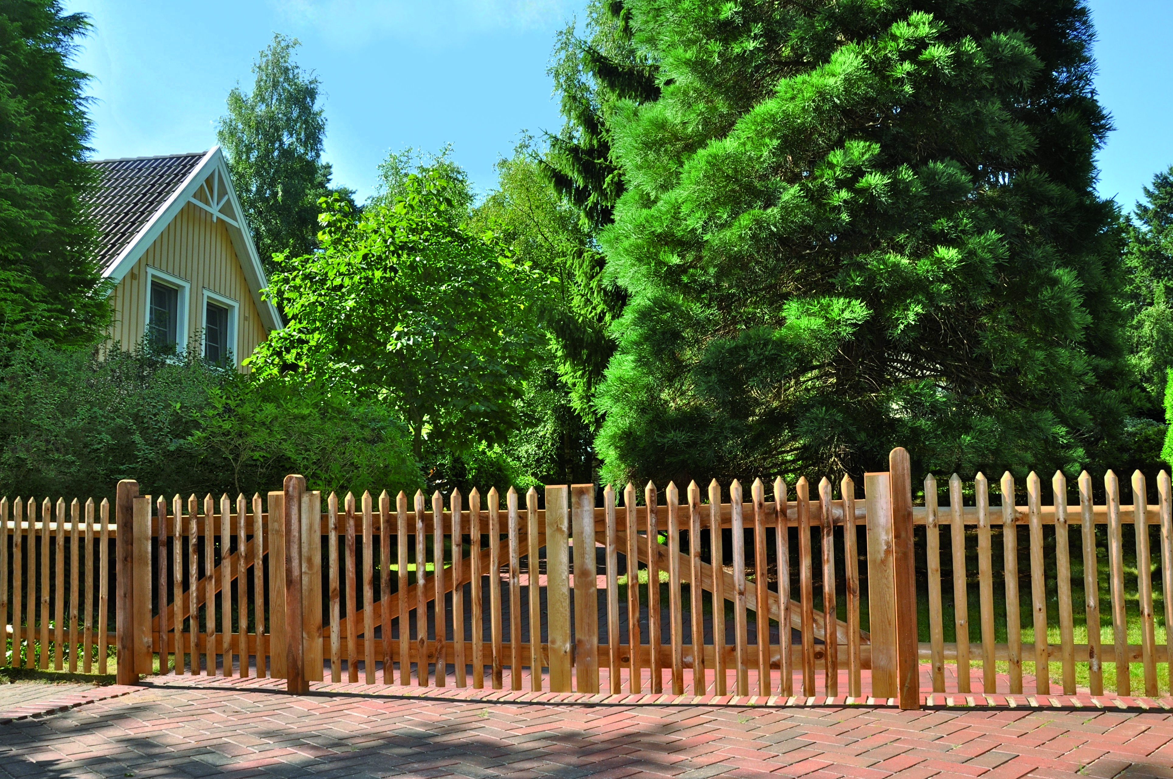 T&J Holz Vorgartenzaun SENKRECHT