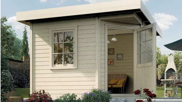 Weka Gartenhaus mit Einzeltür