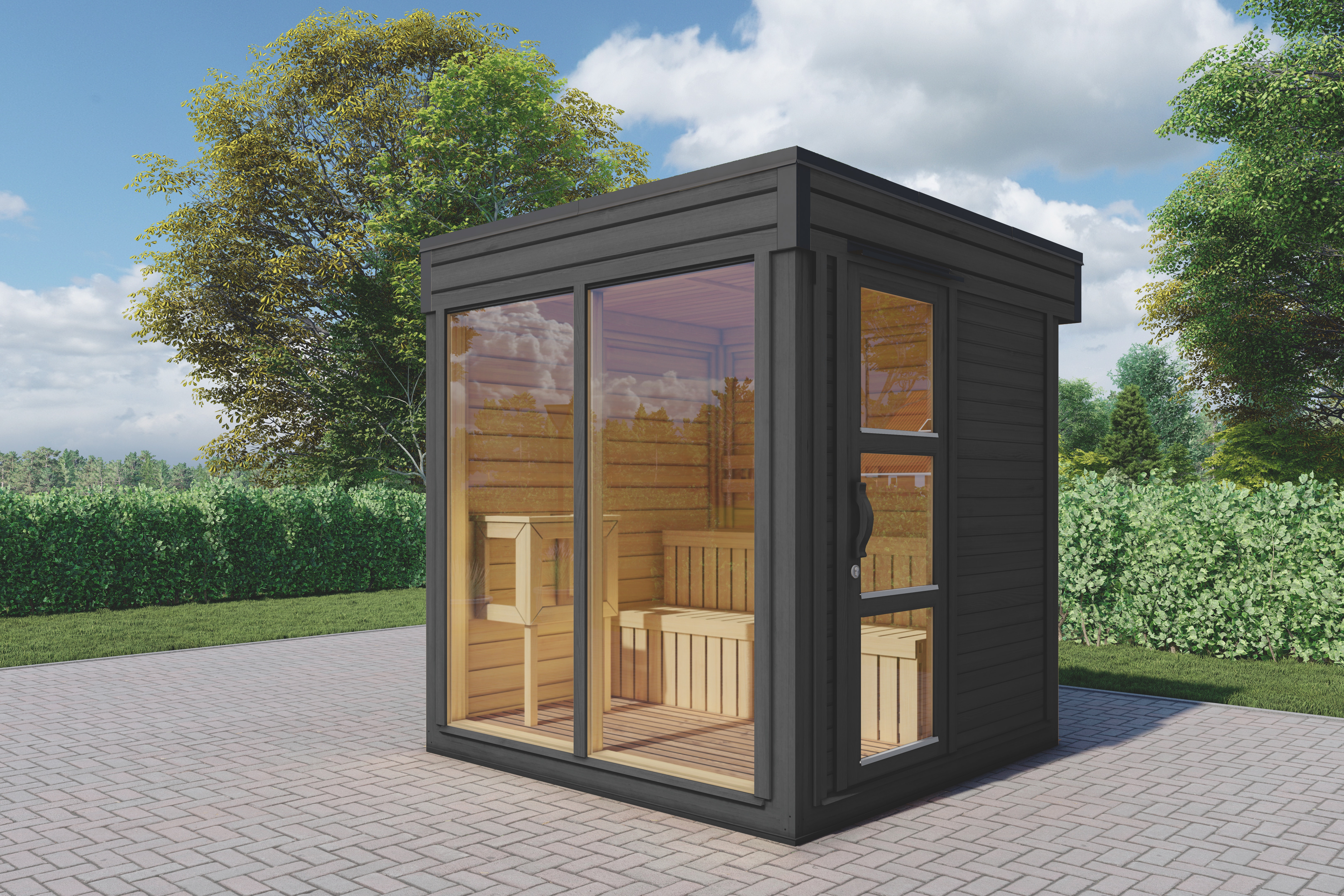 Wolff Finnhaus Saunen ohne Vorraum