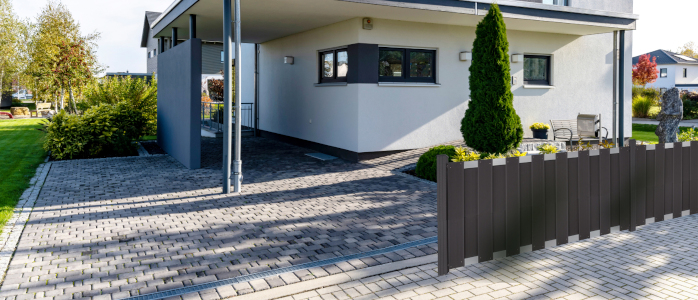 GroJa Fertigzaun Vorgartenzaun