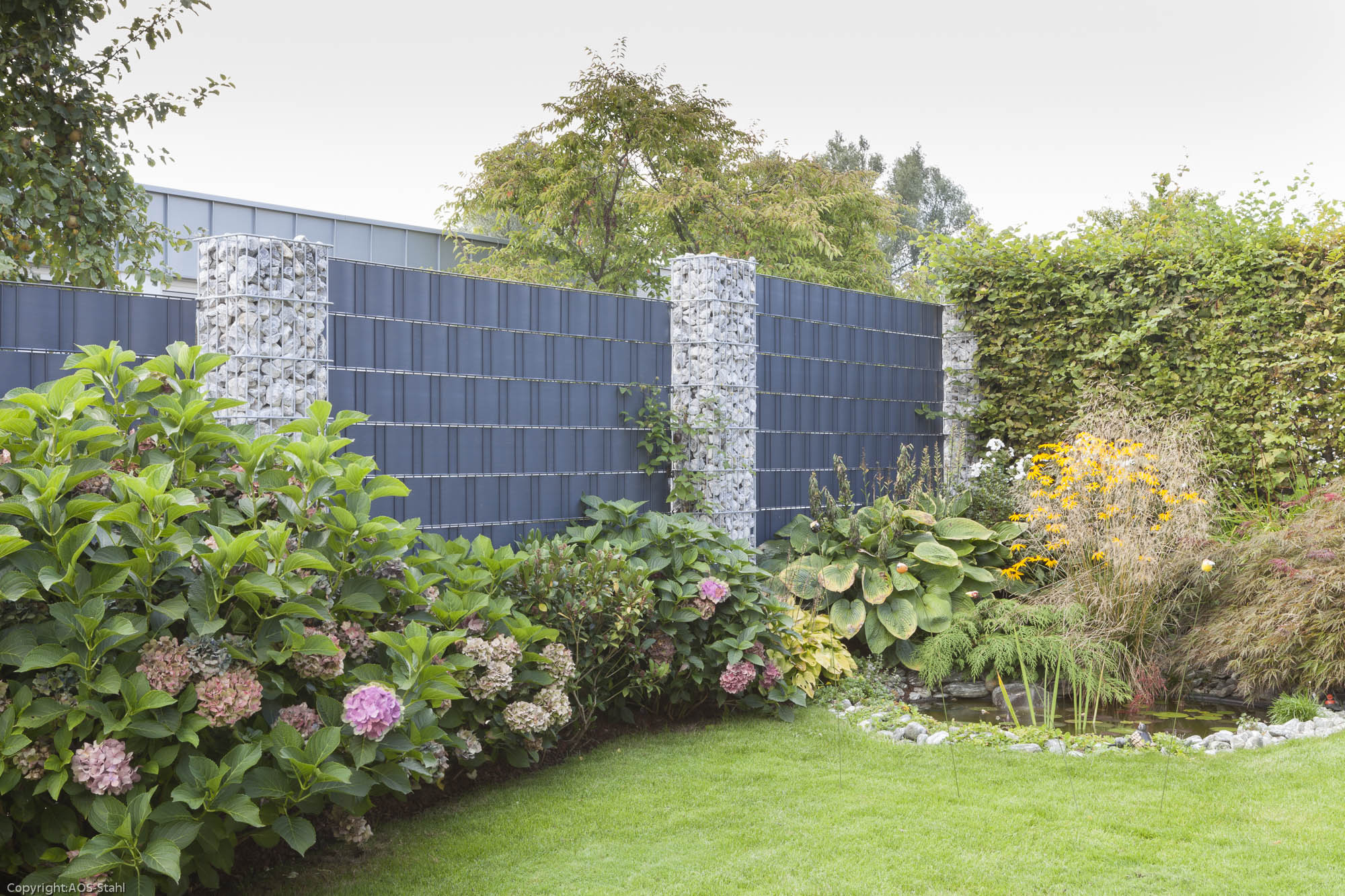 Sichtschutzstreifen für Doppelstabmatten Zäune