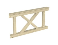 Skan Holz Brüstung Andreaskreuz zu Pavillon NiceZubehörbild