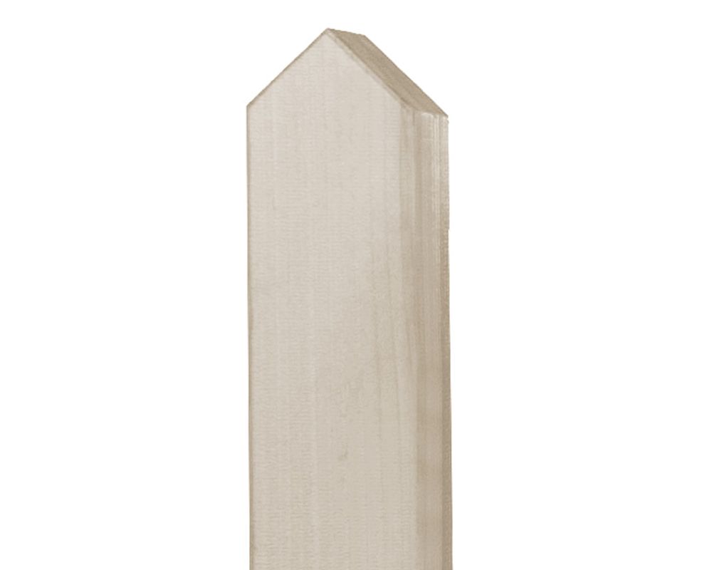 BM Zaunpfosten 90 x 90 mm vierkant Fichte Spitzkopf farbig