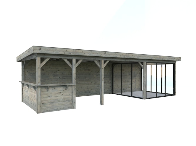 Palmako Carport/Pavillon Connect Lenna 24,9 m² Set 416 Slide