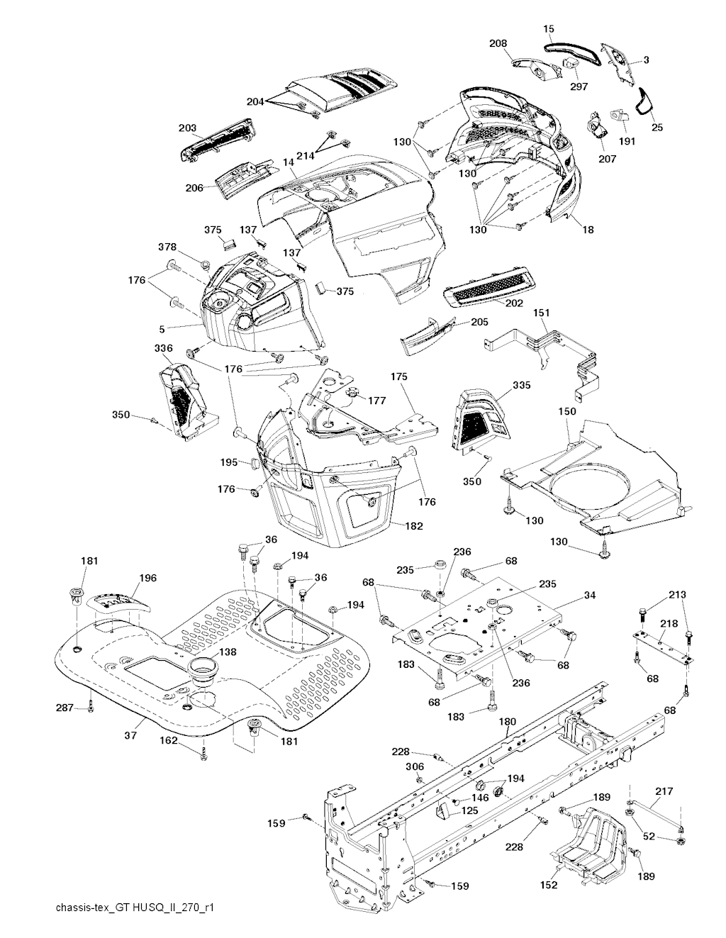 Explosionszeichnung Ersatzteile