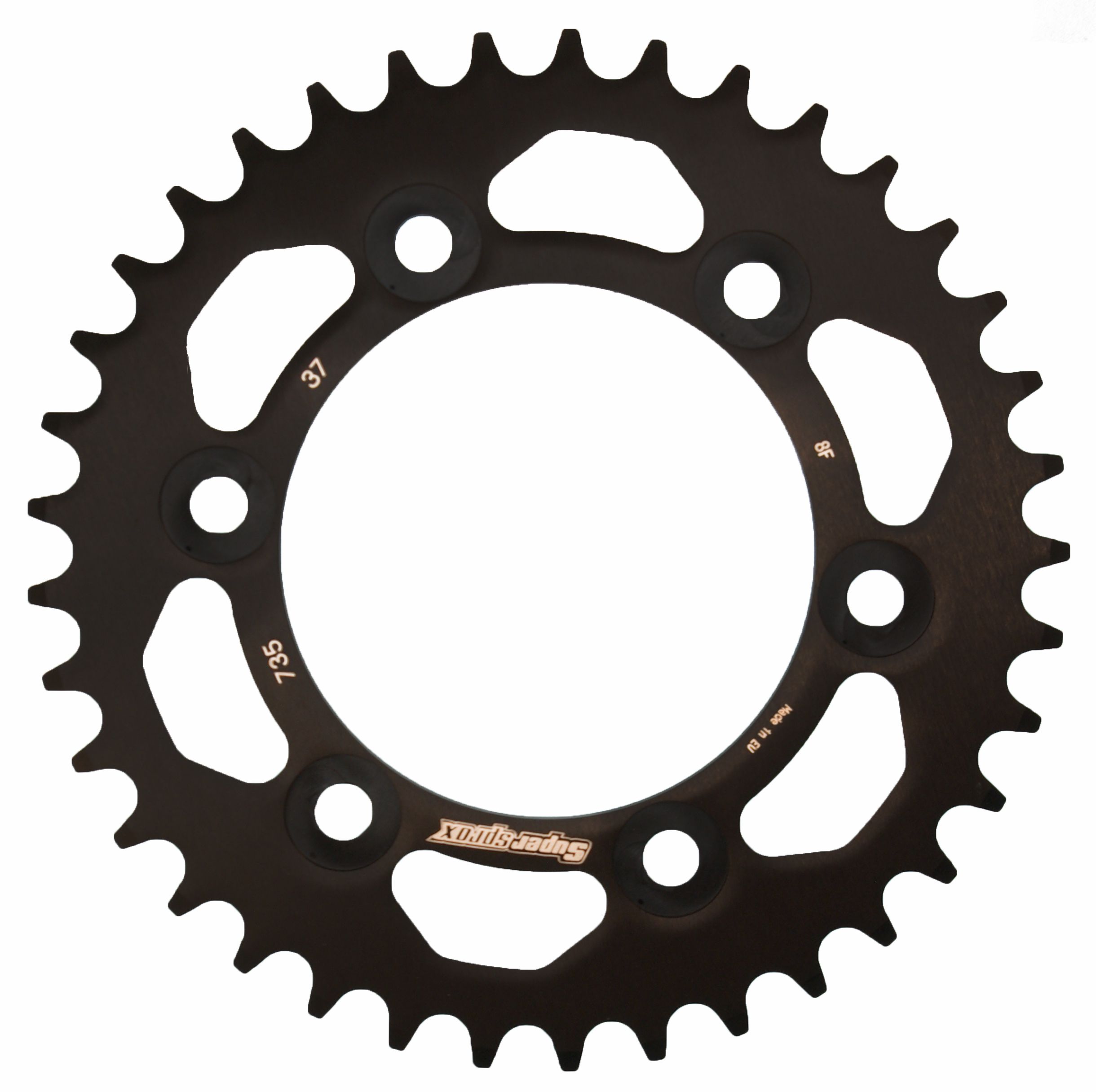 Supersprox Alu-Kettenrad 520 37Z (Schwarz)
