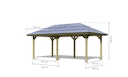 Vorschaubild Karibu Pavillon Carport Kirn 1/2/3 - KDI