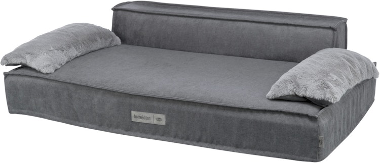 TRIXIE Sofa Liano eckig 100 x 60 Centimeter grau Hundeschlafplatz