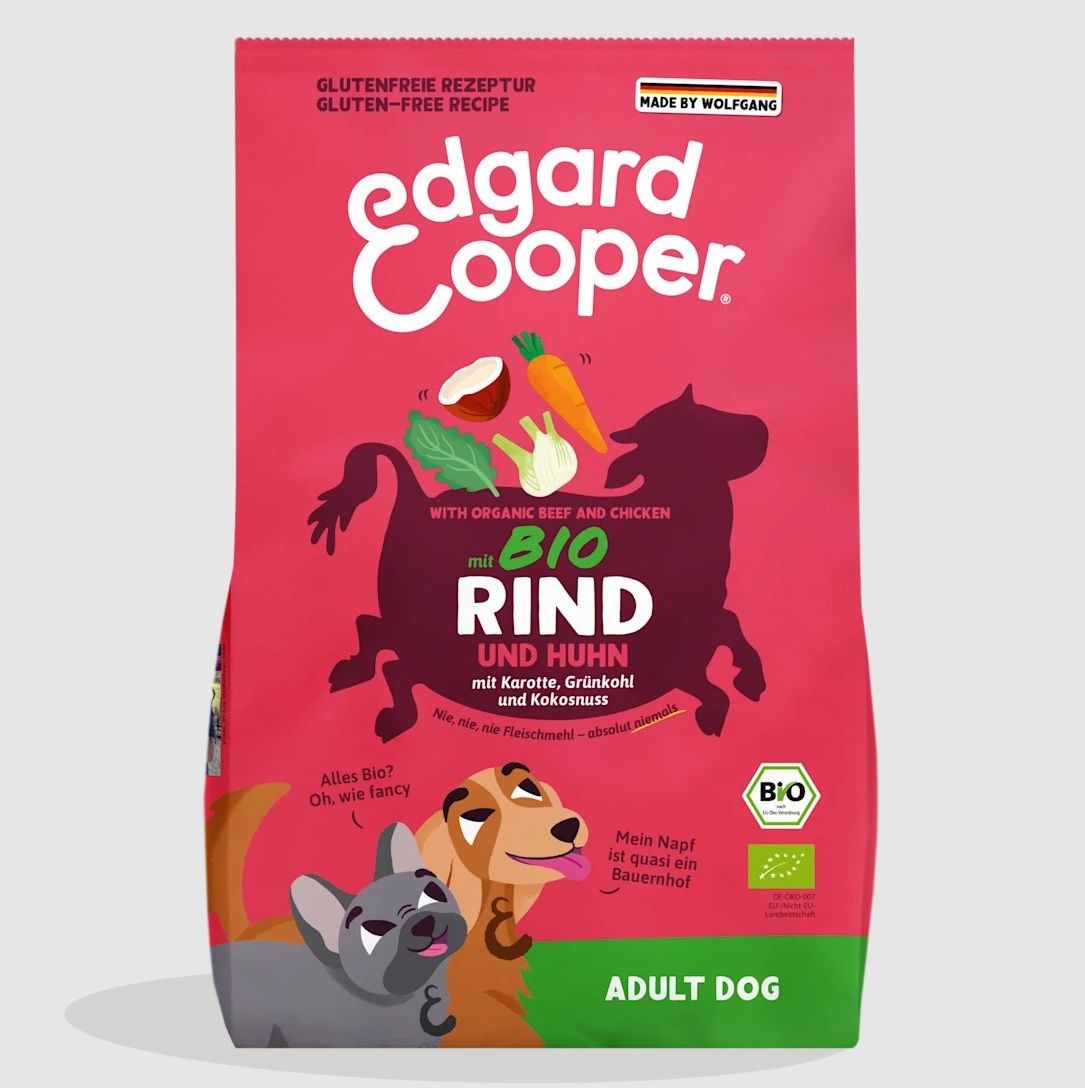 Edgard&Cooper Adult Rind und Huhn Bio Hundetrockenfutter