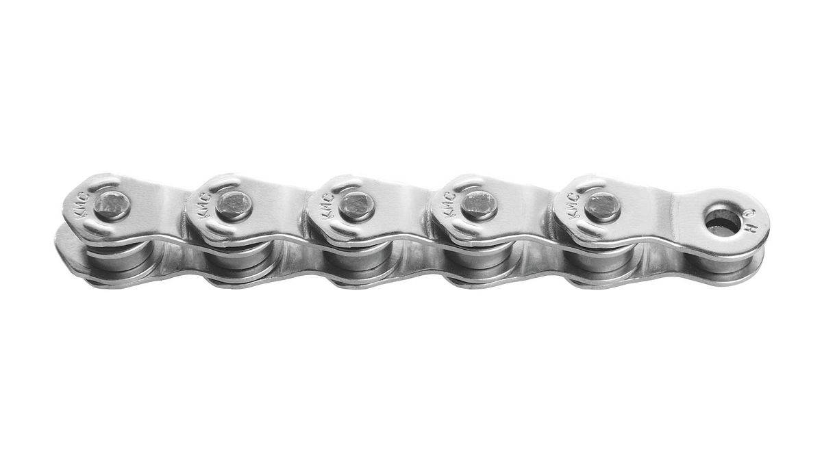 Kmc Silber Hl1 Wide Silver Fahrradkette 1 Fach 100 Glieder 1/2" X 1/8" Singlespeed Nabenschaltung Half Link Halbglied Fahrrad Kette - Bild 3