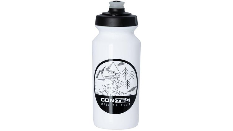 CONTEC Trinkflasche Rivers Evo Mile Grinder 500 ml weiß/schwarz