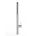 Vorschaubild Minimalistischer Wasserhahn Küchenarmatur, TECNO, mit 360° schwenkbarem Auslauf, abnehmbare 2 strahl Handbrause, Verchromt