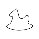 Vorschaubild Kaiser Ausstechform Schaukelpferd 7 cm