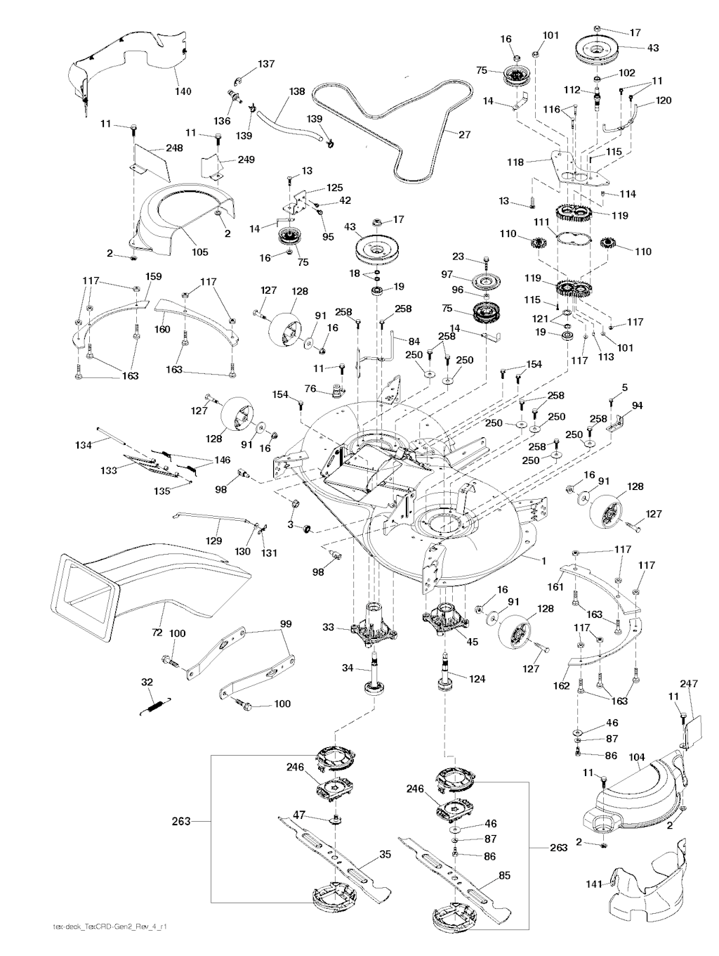 Explosionszeichnung Ersatzteile