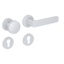 Vorschaubild Griffwerk Wechselgarnitur VAYA 265 MINIMAL MODERN fast2fix Fast2Fix Rosetten rund Knopf R2 Seidenweiß R