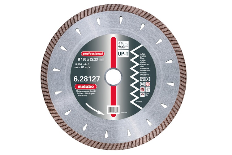 Metabo Diamant-Trennscheibe180 x 2,5 x 22,23 mm"professional""UP-T"TurboUniversal