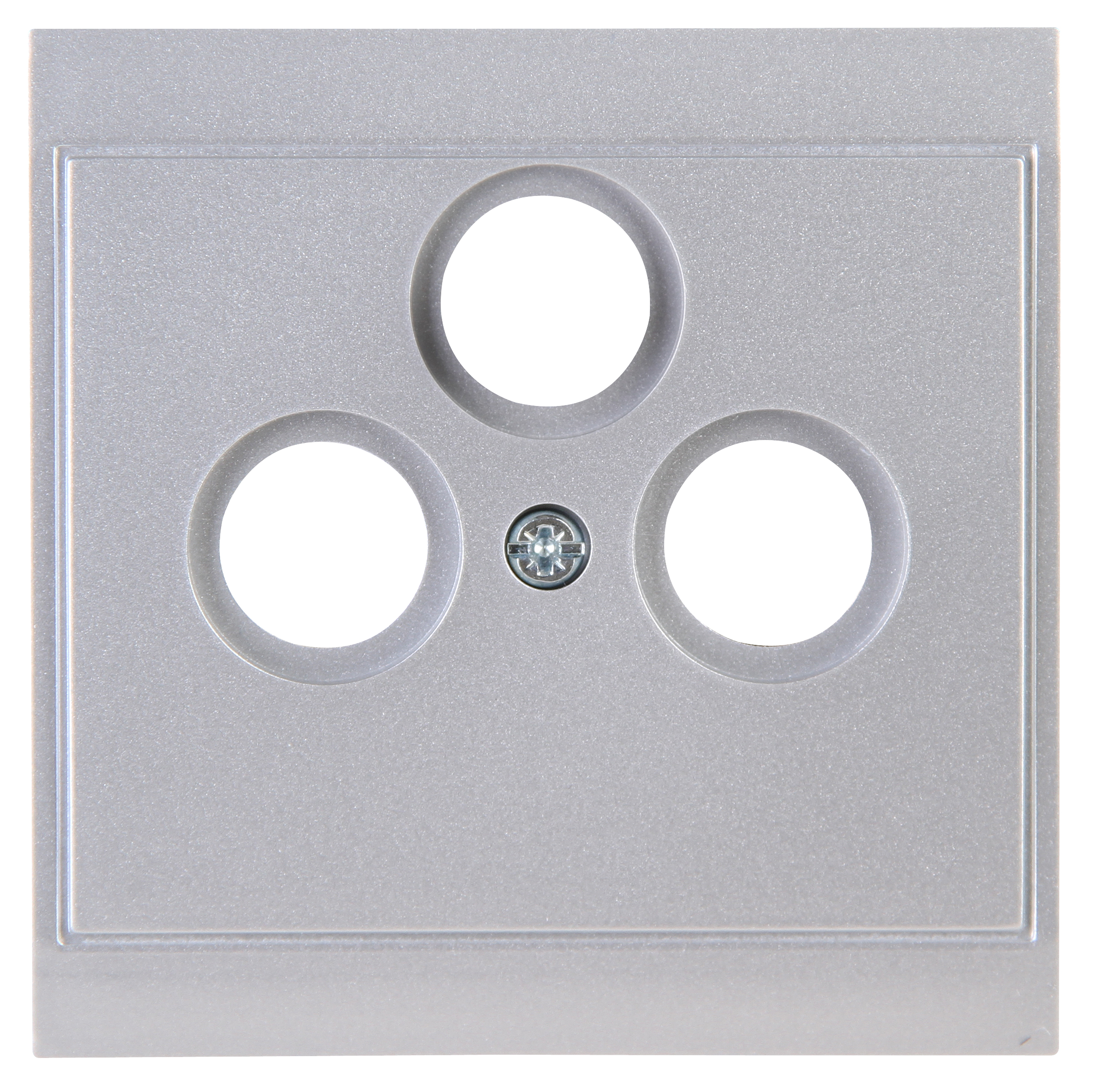 Kopp Antennenabdeckung TV/RF/SAT MALTA silber