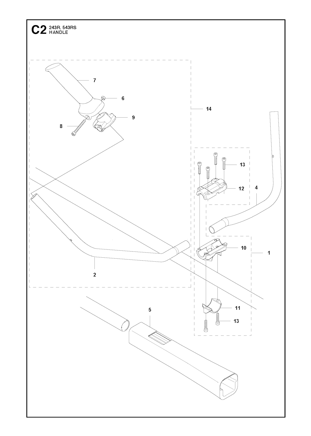 Explosionszeichnung Ersatzteile