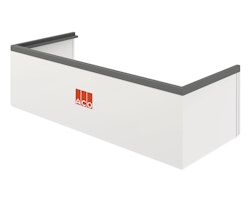ACO Therm® Aufstockelement (h= 3-30 cm) für Lichtschachtbreite 100 cm - Tiefe 40 cm mit verlängerten Schenkeln