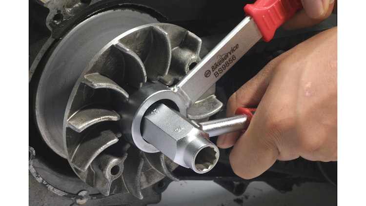 Bikeservice Riemenscheibenschlüssel