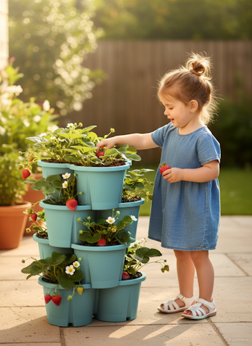 KHW Pflanzturm Demeter - vertikales Pflanzsystem