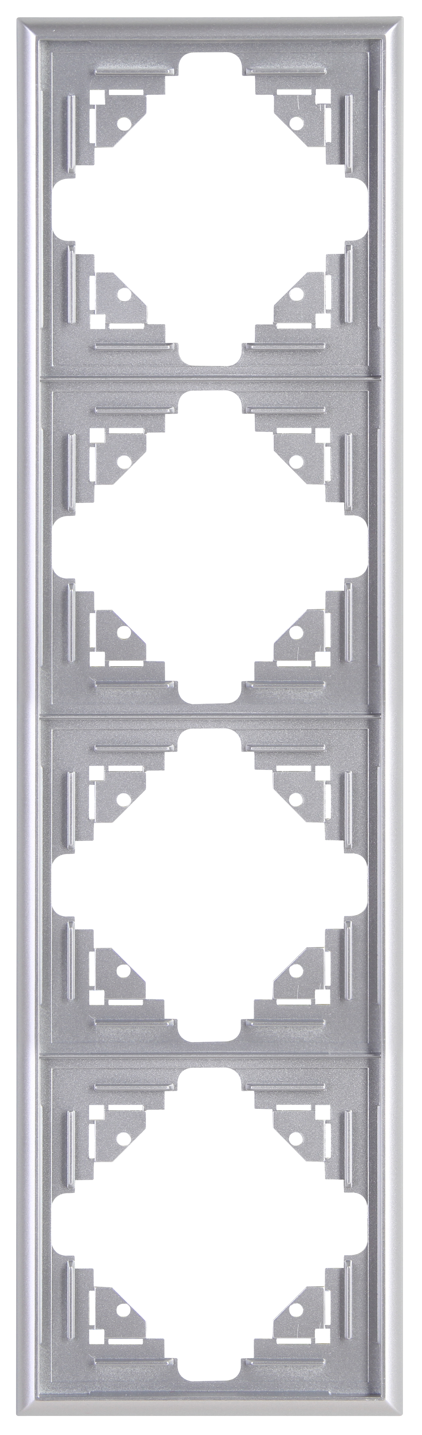 Kopp Abdeckrahmen MALTA 4-fach silber