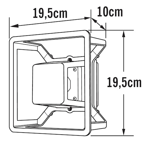Konstsmide Wandleuchte Pescara, weiss, HighPowerLED 3W (7989-250)
