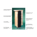 Vorschaubild KGT Hochbeet Woody 130 (Small) aus Lärchenholz - 850 l