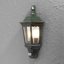Konstsmide Wandleuchte Firenze, grün, mit Bewegungsmelder (7230-600)
