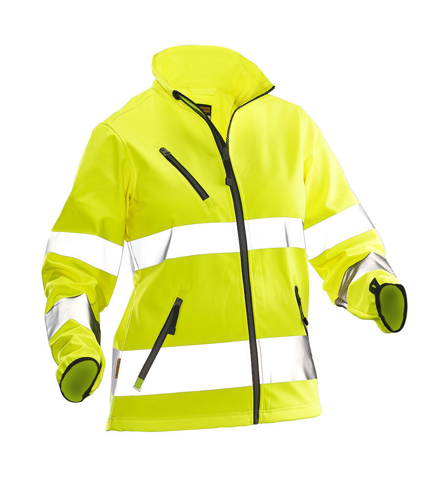 Jobman 1210 Hi-Vis Damen Softshelljacke L