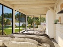 Vorschaubild Palmako Gartenhaus Connect Lenna 24,9 m² Set 717 Slide Plus mit Isolierglas-Schiebetüren - 28 mm